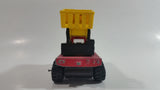 Vintage Tonka Picker Boom Bucket Utility Truck Red and Yellow Pressed Steel and Plastic Toy Car Vehicle - Japan