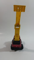 Vintage Tonka Picker Boom Bucket Utility Truck Red and Yellow Pressed Steel and Plastic Toy Car Vehicle - Japan