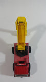 Vintage Tonka Picker Boom Bucket Utility Truck Red and Yellow Pressed Steel and Plastic Toy Car Vehicle - Japan