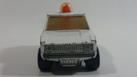 Vintage 1975 Lesney Matchbox Rolamatics No. 20 Police Patrol White Die Cast Toy Car Vehicle