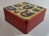 Rare Vintage United Biscuits Large Tin Metal Container