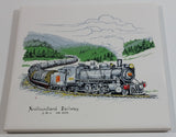 1982 Newfoundland Railway "2-8-2" No. 309 Train Locomotive Ceramic Tile