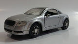 2000 New Ray Audi TT Silver Grey Pull Back Motorized Friction 1/43 Scale Die Cast Toy Car Vehicle with Opening Doors