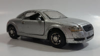 2000 New Ray Audi TT Silver Grey Pull Back Motorized Friction 1/43 Scale Die Cast Toy Car Vehicle with Opening Doors