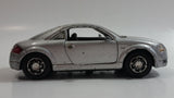 2000 New Ray Audi TT Silver Grey Pull Back Motorized Friction 1/43 Scale Die Cast Toy Car Vehicle with Opening Doors