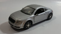 2000 New Ray Audi TT Silver Grey Pull Back Motorized Friction 1/43 Scale Die Cast Toy Car Vehicle with Opening Doors