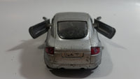 2000 New Ray Audi TT Silver Grey Pull Back Motorized Friction 1/43 Scale Die Cast Toy Car Vehicle with Opening Doors