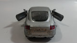 2000 New Ray Audi TT Silver Grey Pull Back Motorized Friction 1/43 Scale Die Cast Toy Car Vehicle with Opening Doors