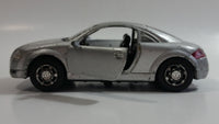 2000 New Ray Audi TT Silver Grey Pull Back Motorized Friction 1/43 Scale Die Cast Toy Car Vehicle with Opening Doors