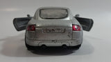 2000 New Ray Audi TT Silver Grey Pull Back Motorized Friction 1/43 Scale Die Cast Toy Car Vehicle with Opening Doors