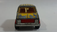 Majorette No. 279 / 234 Fourgon Van Racing Team Yellow Red 1/65 Scale Die Cast Toy Car Vehicle with Opening Rear Doors