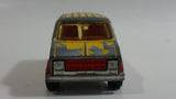 Majorette No. 279 / 234 Fourgon Van Racing Team Yellow Red 1/65 Scale Die Cast Toy Car Vehicle with Opening Rear Doors