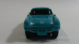 Maisto 1957 Chevrolet Corvette Teal With White Stripe Die Cast Toy Car Vehicle