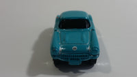 Maisto 1957 Chevrolet Corvette Teal With White Stripe Die Cast Toy Car Vehicle