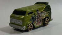 2012 Maisto Marvel The Incredible Hulk Vantasy Van Green Die Cast Toy Car Vehicle