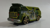 2012 Maisto Marvel The Incredible Hulk Vantasy Van Green Die Cast Toy Car Vehicle