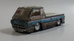 Jada No. 91732 1965 Dodge A-100 Truck White and Blue 1/64 Scale Die Cast Toy Car Vehicle