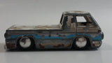 Jada No. 91732 1965 Dodge A-100 Truck White and Blue 1/64 Scale Die Cast Toy Car Vehicle