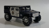 RealToy Hummer #133 Police Anti-Crime Country Sheriff Dark Blue and White Die Cast Toy Car Vehicle