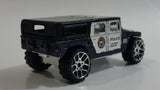 RealToy Hummer #133 Police Anti-Crime Country Sheriff Dark Blue and White Die Cast Toy Car Vehicle