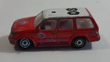 RealToy Ford Explorer Fire Dept Emergency Advanced Detachment 08 Red Die Cast Toy Car Firefighting Rescue Vehicle