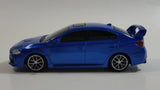 Official Subaru WRX STI Blue 1/64 Scale Die Cast Toy Car Vehicle