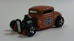 2008 Hot Wheels Customizers Corner Shop '32 Ford Vicky Metallic Copper Die Cast Toy Car Hot Rod Vehicle