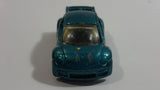 2007 Hot Wheels Pop-Offs Volkswagen New Beetle Cup Metalflake Teal Die Cast Toy Car Vehicle