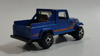 2009 Hot Wheels Heat Fleet Jeep Scrambler Metalflake Blue Die Cast Toy Car Vehicle