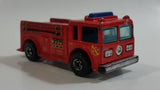 1982 Hot Wheels Fire Eater Red Fire Truck Die Cast Toy Car Vehicle - BW - Blue Lights