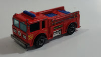 1982 Hot Wheels Fire Eater Red Fire Truck Die Cast Toy Car Vehicle - BW - Blue Lights