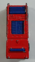 1982 Hot Wheels Fire Eater Red Fire Truck Die Cast Toy Car Vehicle - BW - Blue Lights