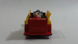 2008 Hot Wheels Old Number 5.5 Fire Truck Red Die Cast Toy Firefighting Rescue Emergency Vehicle