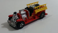 2008 Hot Wheels Old Number 5.5 Fire Truck Red Die Cast Toy Firefighting Rescue Emergency Vehicle