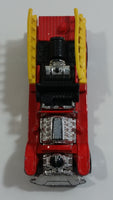 2008 Hot Wheels Old Number 5.5 Fire Truck Red Die Cast Toy Firefighting Rescue Emergency Vehicle