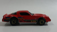 1986 Hot Wheels Chevrolet Camaro Z28 Red Die Cast Toy Muscle Car Vehicle