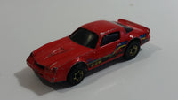 1986 Hot Wheels Chevrolet Camaro Z28 Red Die Cast Toy Muscle Car Vehicle