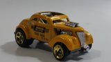 2010 Hot Wheels HW Performance Pass'n Gasser Yellow Gold Die Cast Toy Race Car Vehicle