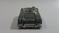 2007 Hot Wheels Engine Revealers '58 Corvette Coupe Convertible Metallic Grey Die Cast Toy Car Vehicle with Opening Hood