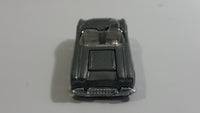 2007 Hot Wheels Engine Revealers '58 Corvette Coupe Convertible Metallic Grey Die Cast Toy Car Vehicle with Opening Hood