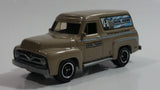 2010 Matchbox Farm Rigs Ford F-100 Panel Delivery (1955) Clay Brown Grey Die Cast Toy Car Vehicle