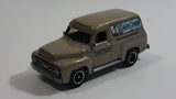 2010 Matchbox Farm Rigs Ford F-100 Panel Delivery (1955) Clay Brown Grey Die Cast Toy Car Vehicle