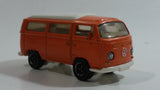 2008 Matchbox Outdoor Adventure Volkswagen T2 Bus 1970 Orange and White Die Cast Toy Car Vehicle