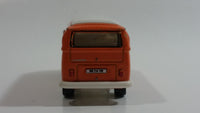 2008 Matchbox Outdoor Adventure Volkswagen T2 Bus 1970 Orange and White Die Cast Toy Car Vehicle