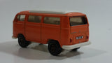 2008 Matchbox Outdoor Adventure Volkswagen T2 Bus 1970 Orange and White Die Cast Toy Car Vehicle