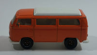 2008 Matchbox Outdoor Adventure Volkswagen T2 Bus 1970 Orange and White Die Cast Toy Car Vehicle