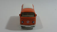 2008 Matchbox Outdoor Adventure Volkswagen T2 Bus 1970 Orange and White Die Cast Toy Car Vehicle