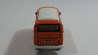 2008 Matchbox Outdoor Adventure Volkswagen T2 Bus 1970 Orange and White Die Cast Toy Car Vehicle