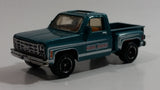 2008 Matchbox Bros Farms 1975 Chevy Stepside Truck Blue Green Die Cast Toy Car Vehicle