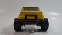 1987 Remco On Call 24 Hours 4x4 Pickup Truck Yellow Pressed Steel Toy Car Vehicle